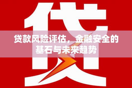 崁顶贷款风险评估，金融安全的基石与未来趋势