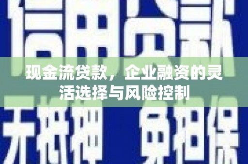 唐县现金流贷款，企业融资的灵活选择与风险控制