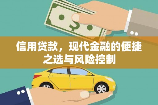 西秀信用贷款，现代金融的便捷之选与风险控制