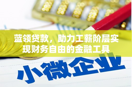 万年蓝领贷款，助力工薪阶层实现财务自由的金融工具