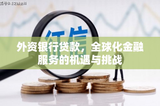 黄陂外资银行贷款，全球化金融服务的机遇与挑战