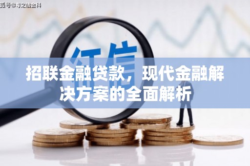 安居招联金融贷款，现代金融解决方案的全面解析