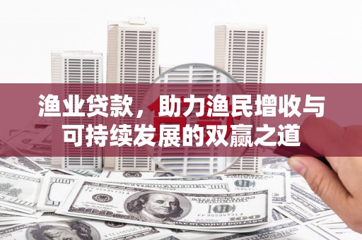 海端渔业贷款，助力渔民增收与可持续发展的双赢之道